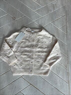 NWT Jamie Kay FAIRY DUST cardigan sweater, 3Y